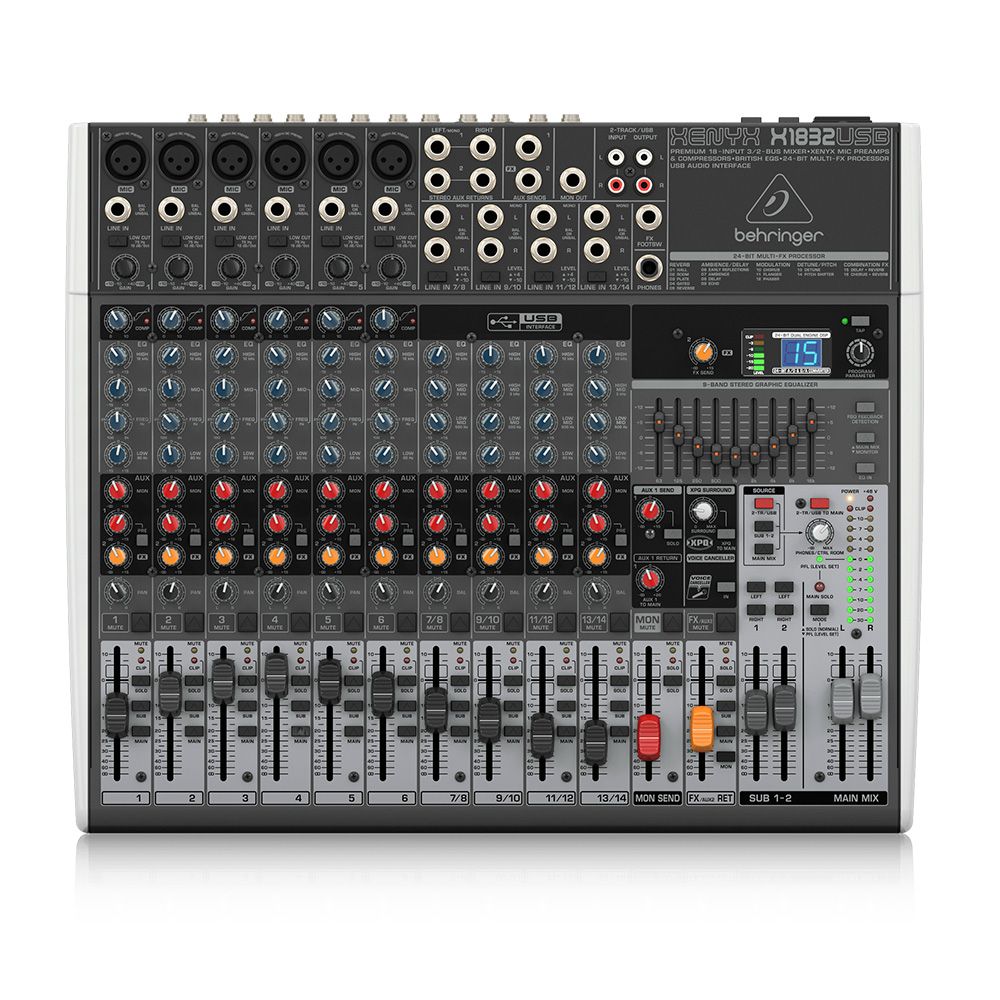 BEHRINGER  XENYX X1832USB Premium 18-Kanal 3/2-Bus Analog Mixer 2