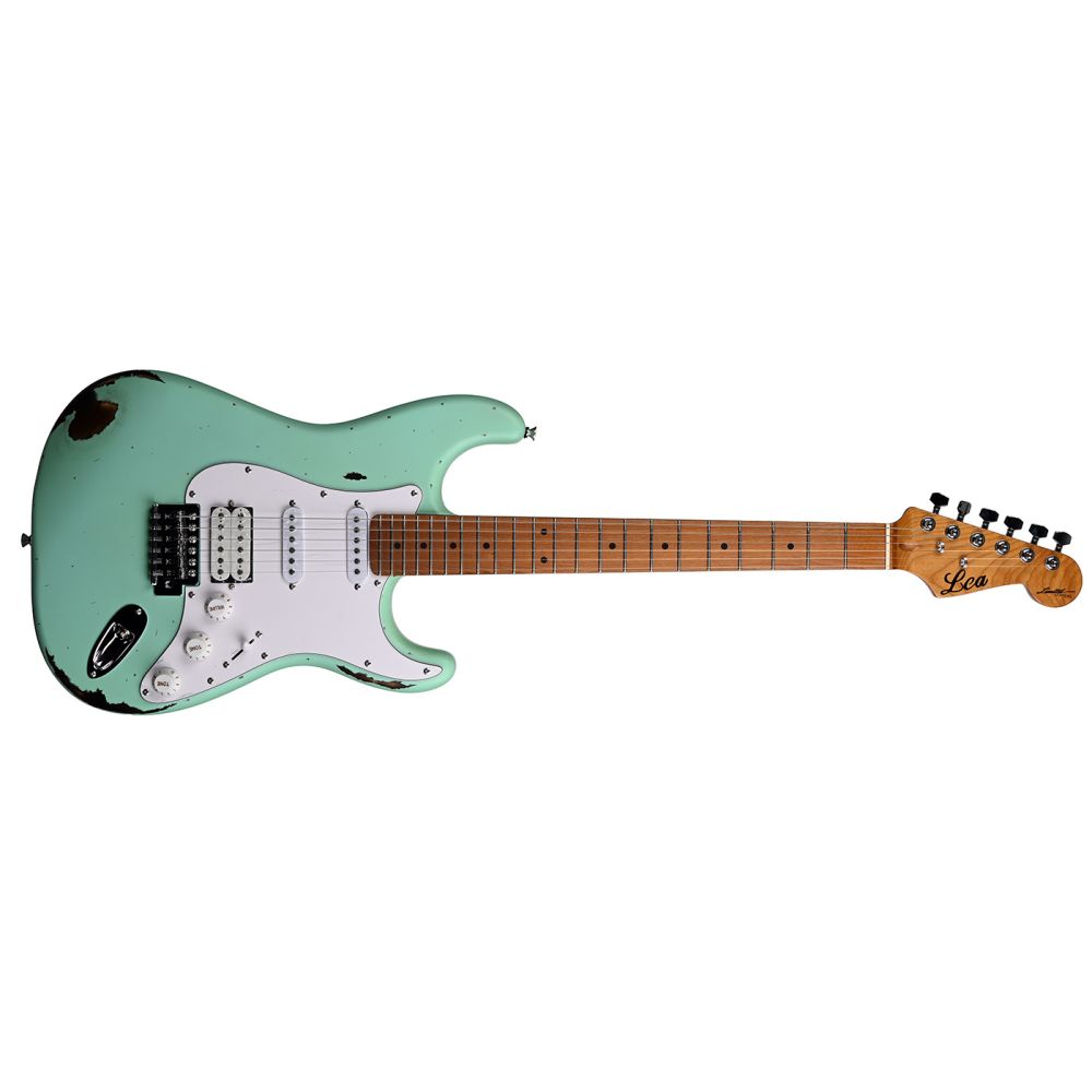 Lea RLC-100 SG Limited Edition Heavy Relic Elektro Gitar (Surf Green) 3