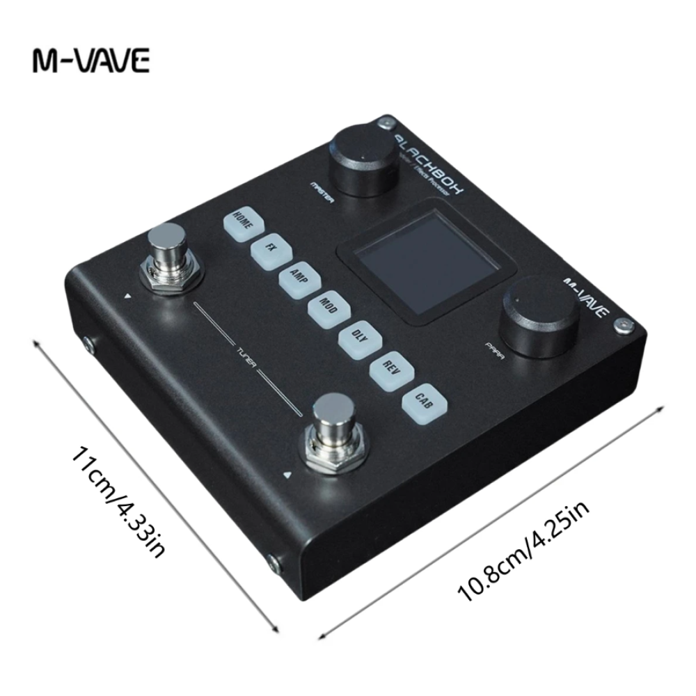 M-VAVE ANN Black Pedal Box Multi Effects Guitar 4