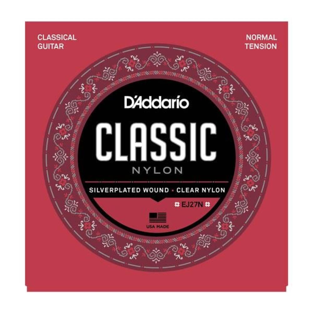 D’Addario EJ27N Klasik Gitar Tel Seti 4/4 Silverplated Wound Normal Tension 3