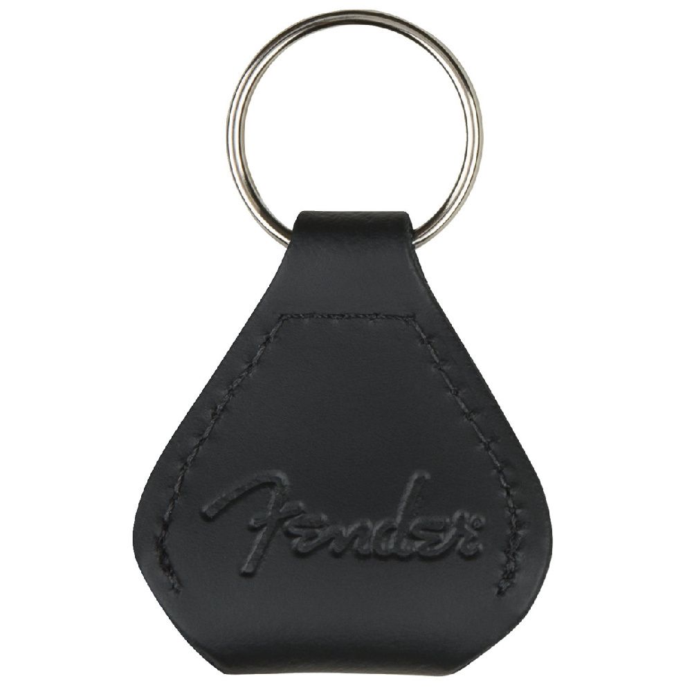 Fender Leather Pick Holder Anahtarlık Black 2