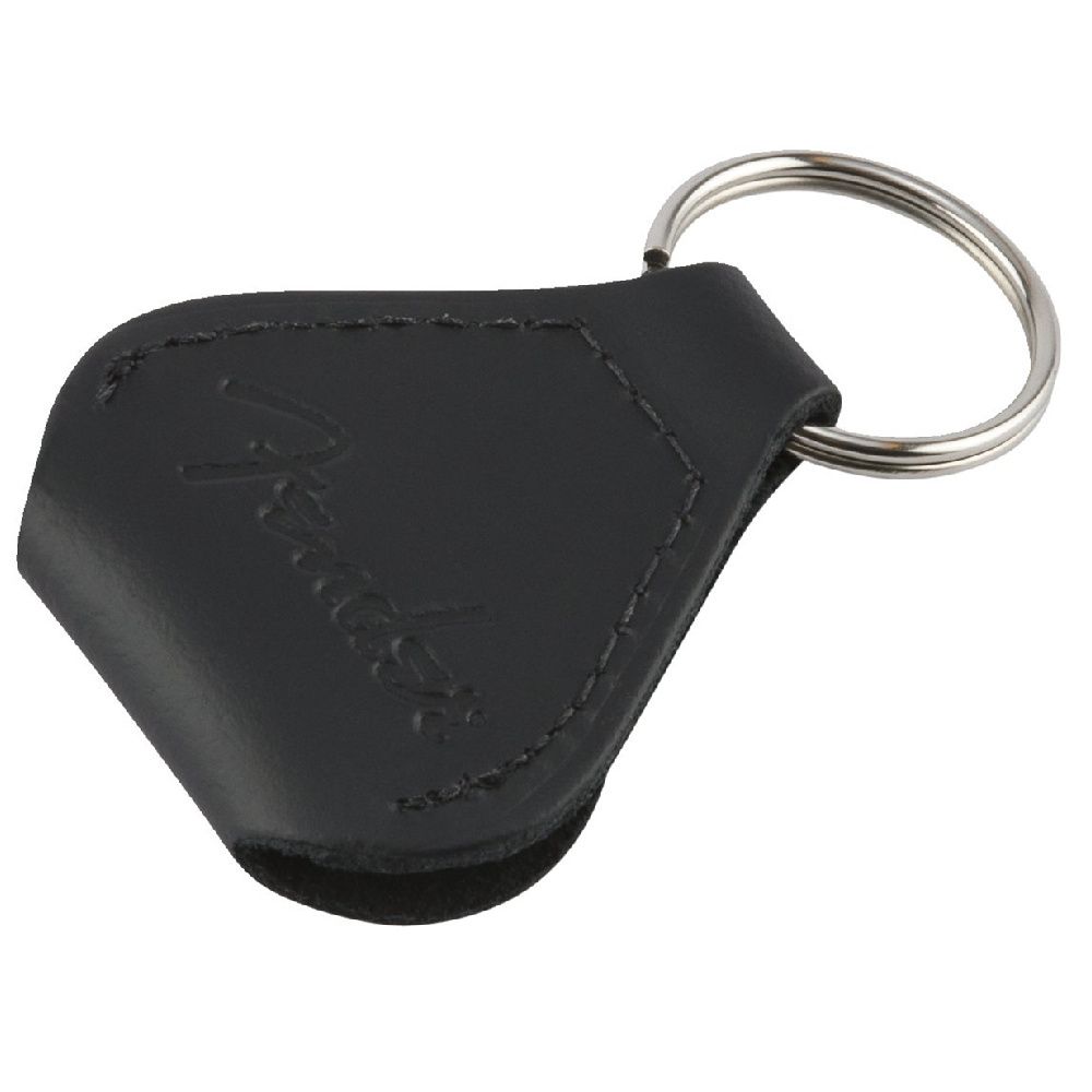 Fender Leather Pick Holder Anahtarlık Black 4