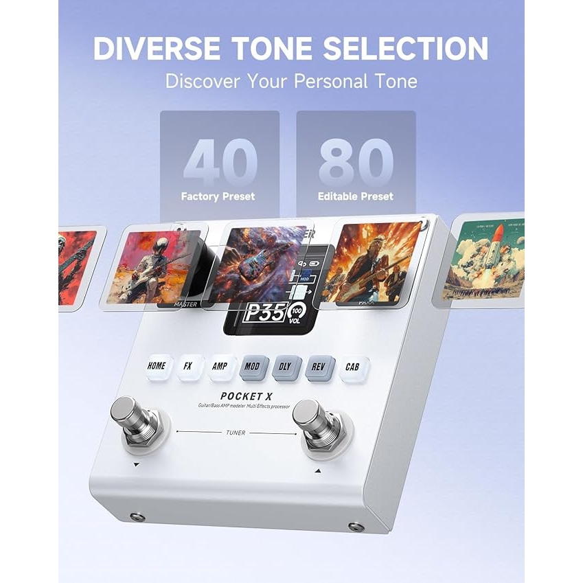 Donner Pocket X Multi Efekt Pedalı 3