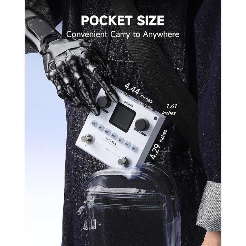 Donner Pocket X Multi Efekt Pedalı 4