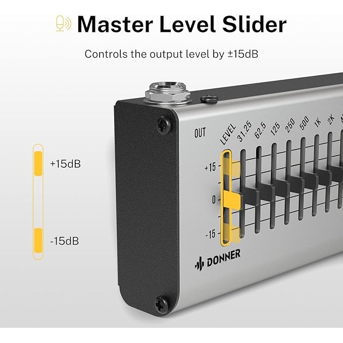 Donner EQ Seeker 10 Band EQ Pedalı 2