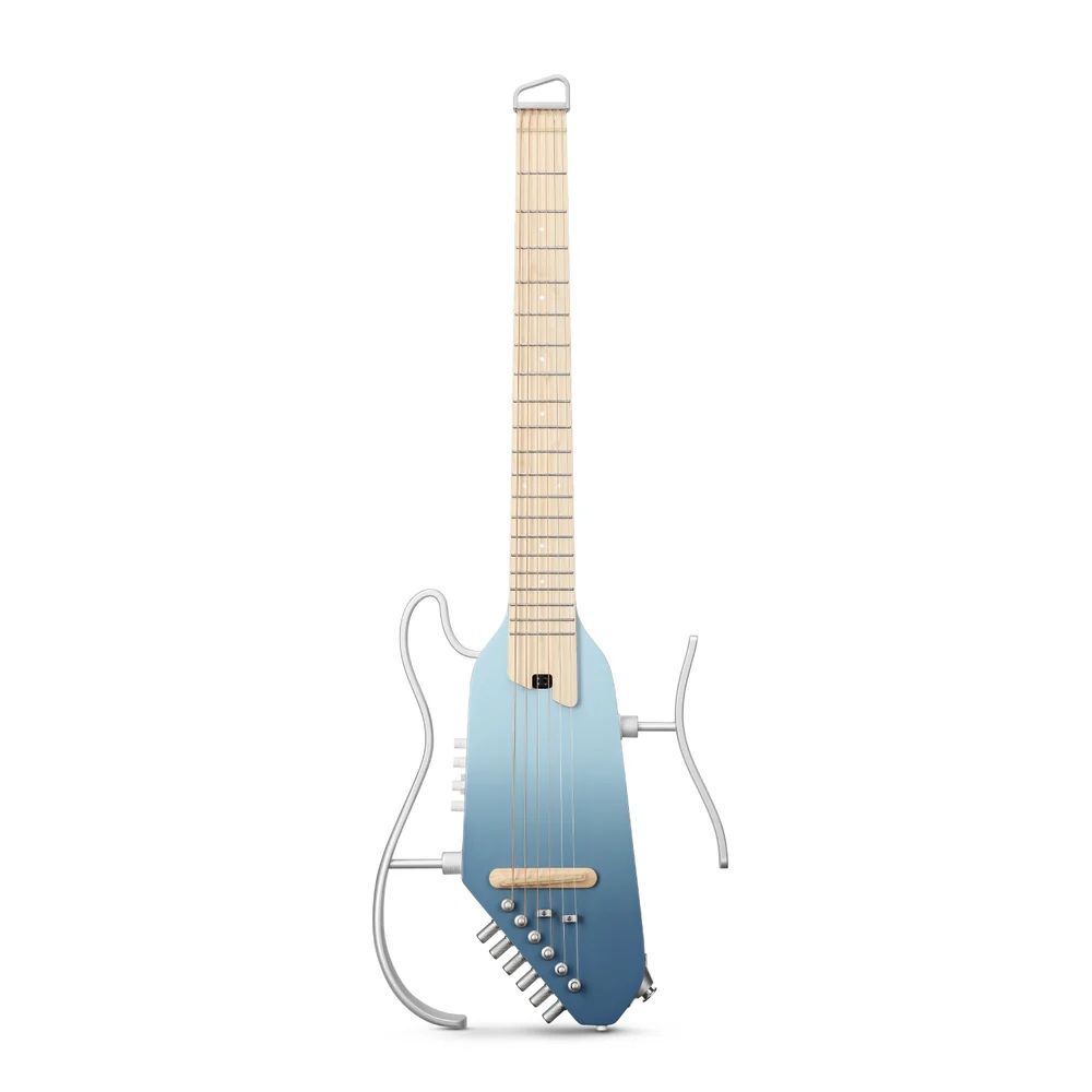 Donner Hush-I Pro Elektro Akustik Gitar (Hawaiian Blue) 1