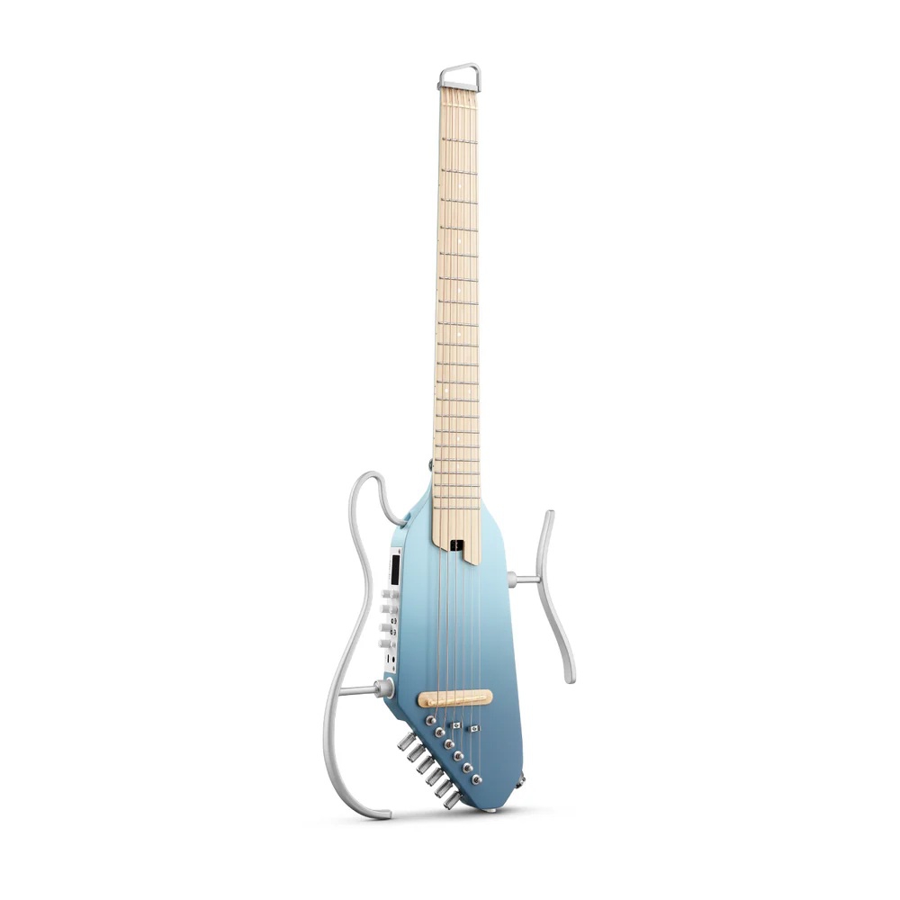 Donner Hush-I Pro Elektro Akustik Gitar (Hawaiian Blue) 2