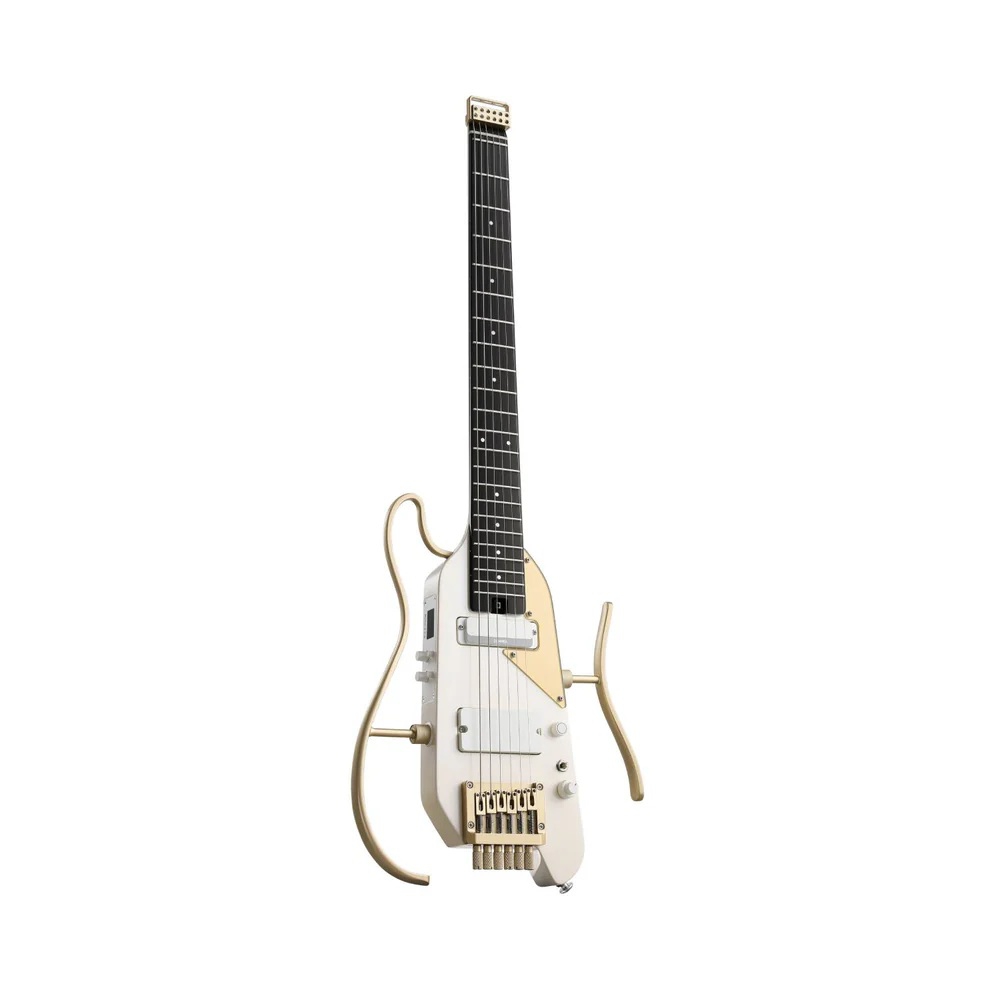 Donner HUSH X Pro Elektro Gitar (White Luxe) 2