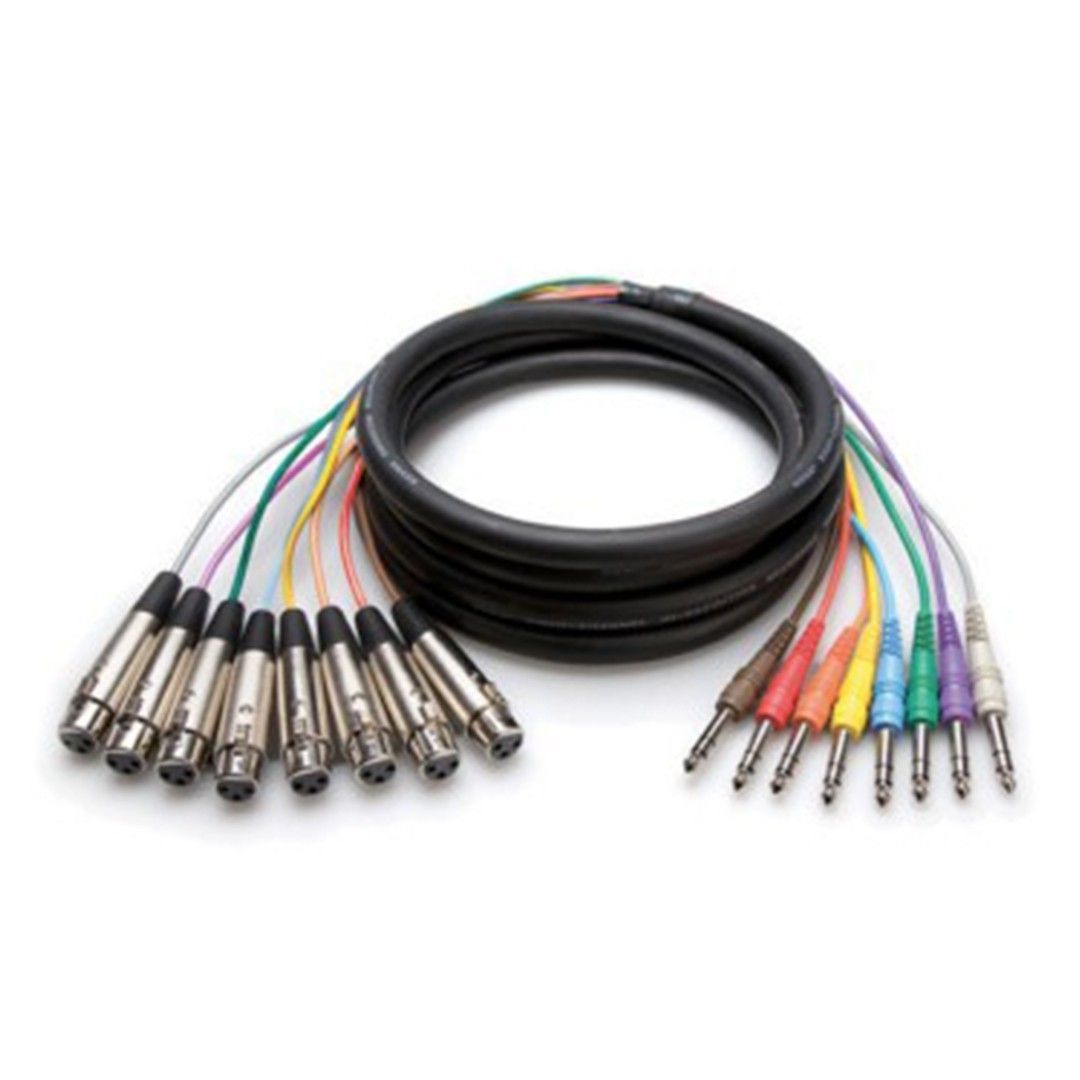 Hosa 8'li TRS-XLRF Snake Kablo 3 m (STX-803F) 1