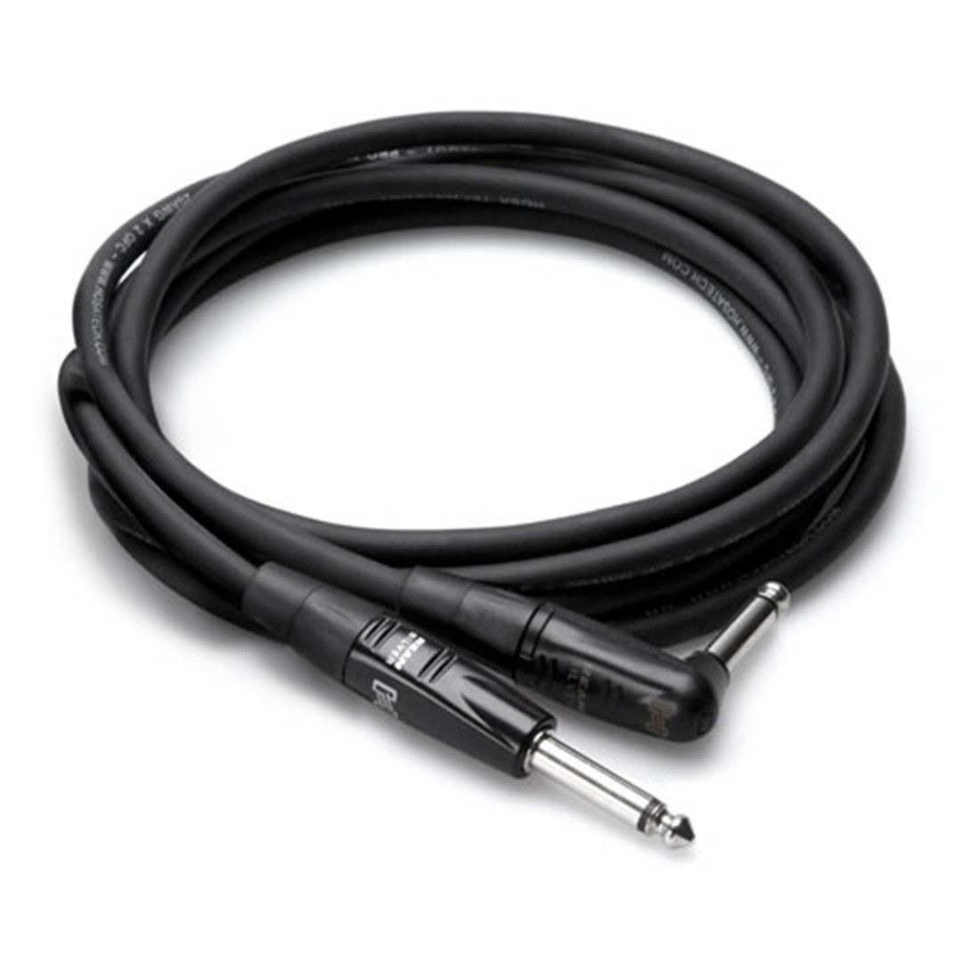 Hosa TS (M) - TS (M) 90 Açılı Profesyonel Gitar Kablosu 3 m (HGTR-010R) 1