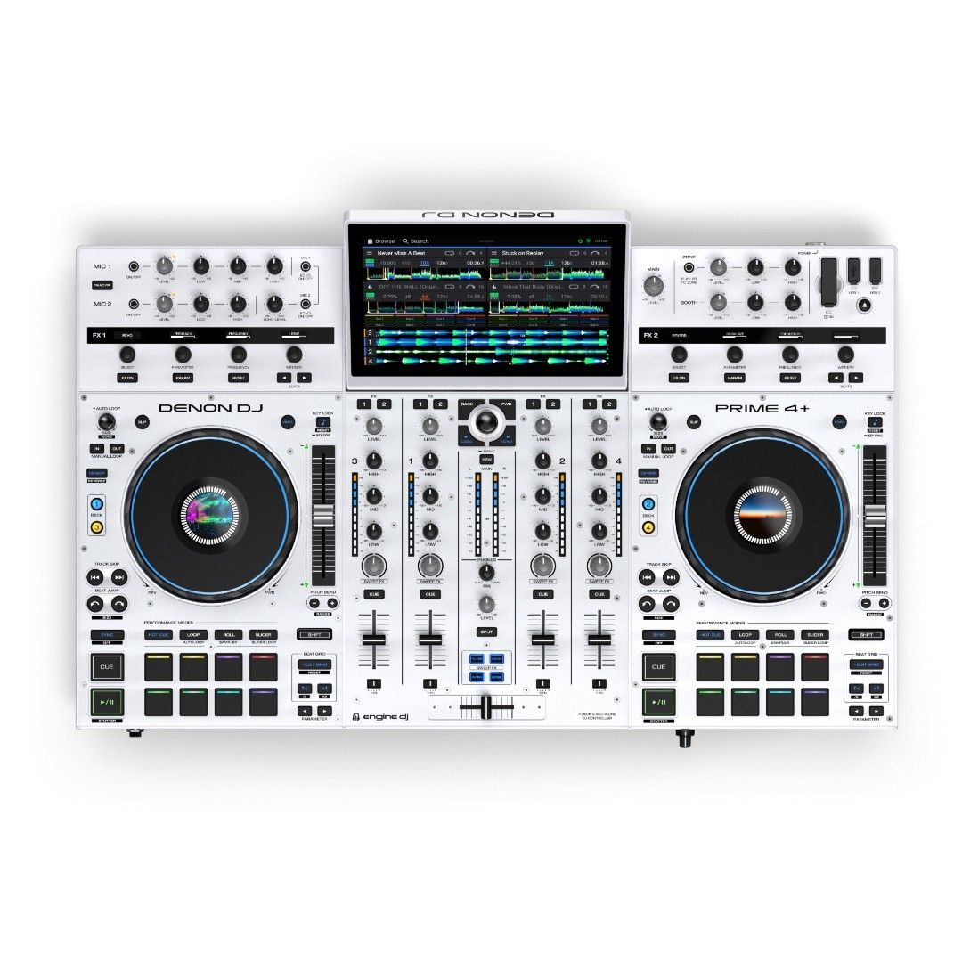 Denon DJ Prime 4+ White Edition 1