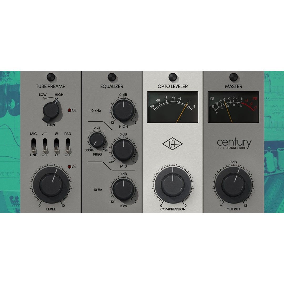 Universal Audio UA Century Tube Channel Strip 2