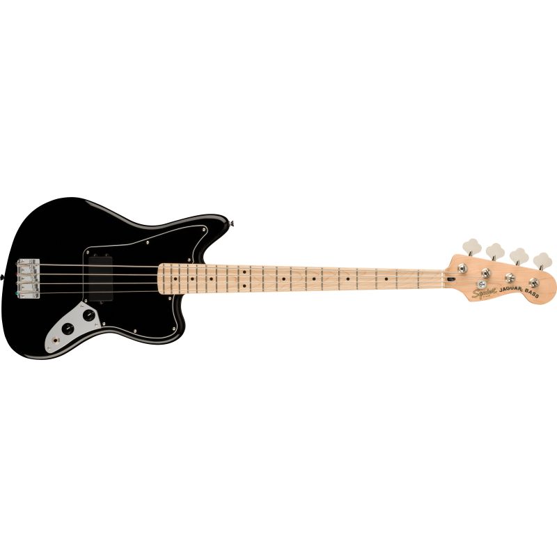 Squier Affinity Jaguar Bass H Akçaağaç Klavye Black Bas Gitar 1
