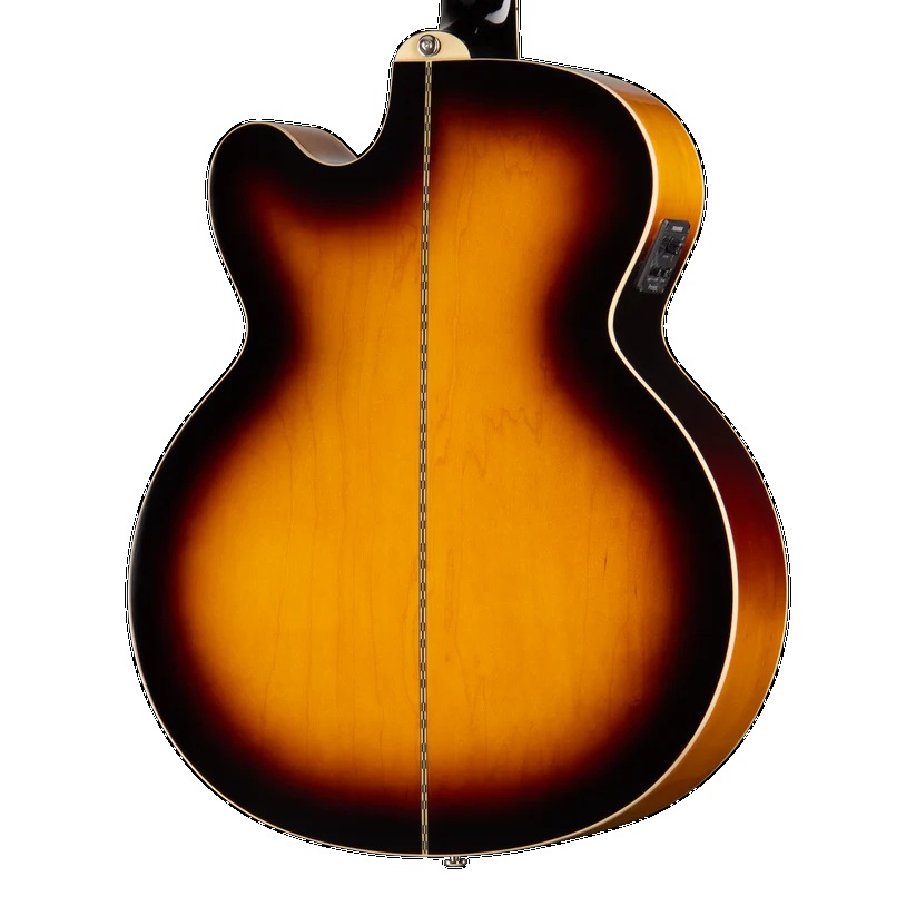 Epiphone J-200 Studio EC Elektro Akustik Gitar (Vintage Sunburst) 4