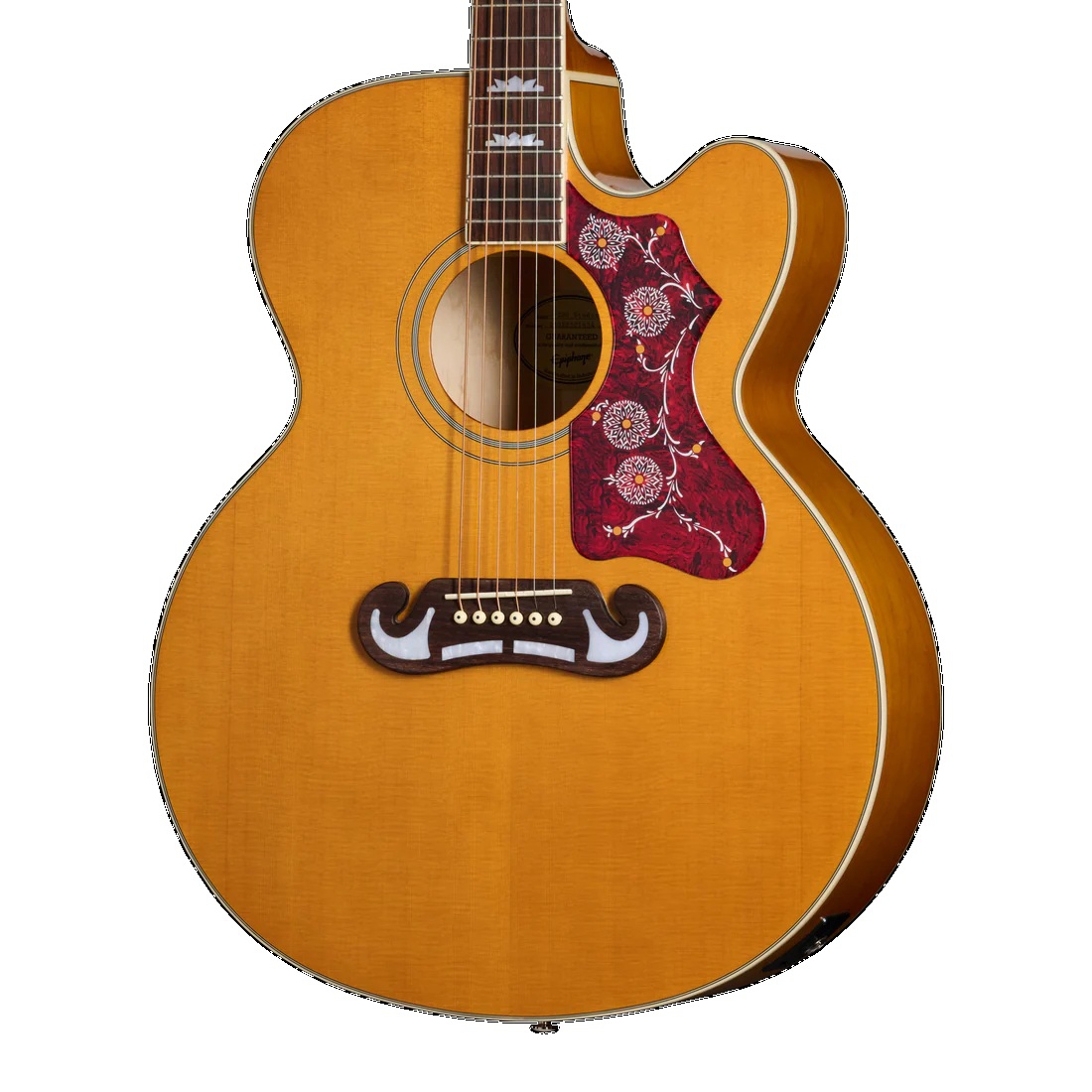 Epiphone J-200 Studio EC Elektro Akustik Gitar (Natural) 3
