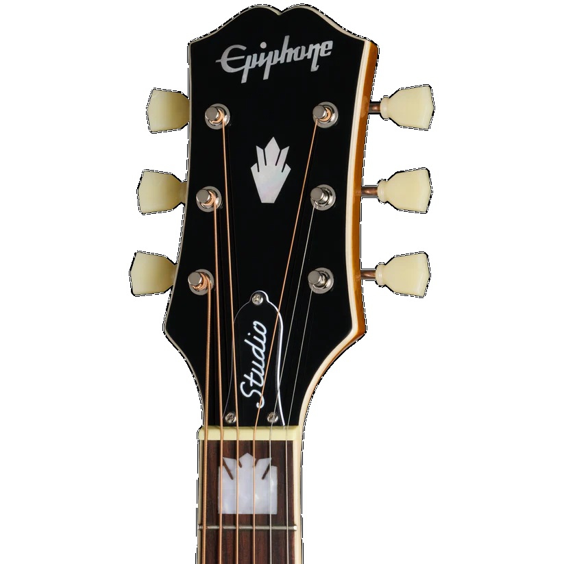 Epiphone J-200 Studio EC Elektro Akustik Gitar (Natural) 5