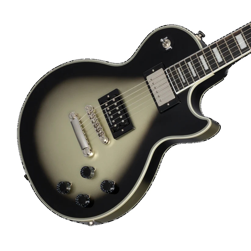 Epiphone Adam Jones Les Paul Custom Art Collection: Korin Faught’s “Sensation” Elektro Gitar (Antique Silverburst) 9