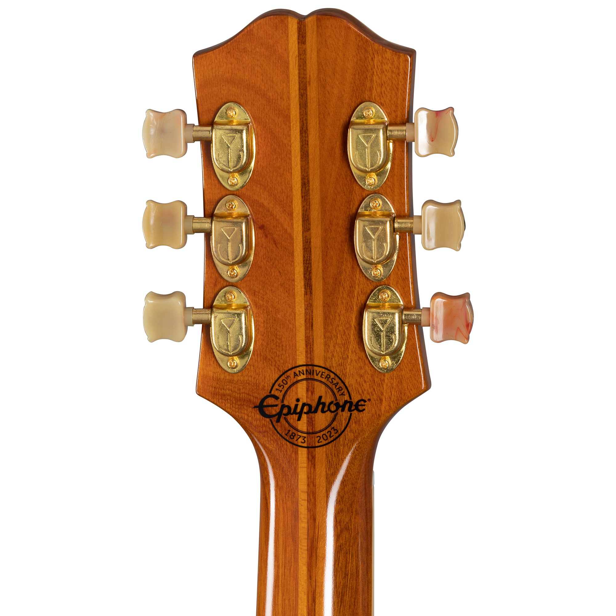 Epiphone 150th Anniversary Zephyr Deluxe Regent Hollow Body Elektro Gitar (Aged Antique Natural) 7