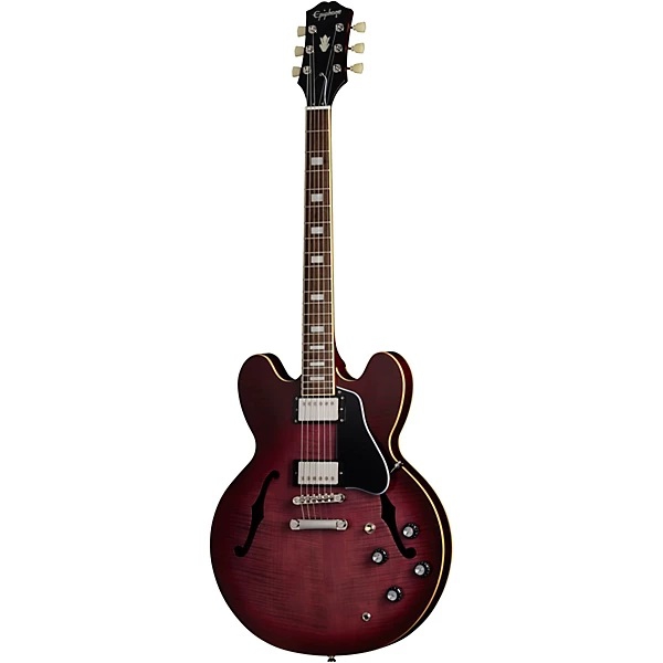 Epiphone ES-335 Figured Semi-hollowbody Elektro Gitar (Raspberry Burst) 1