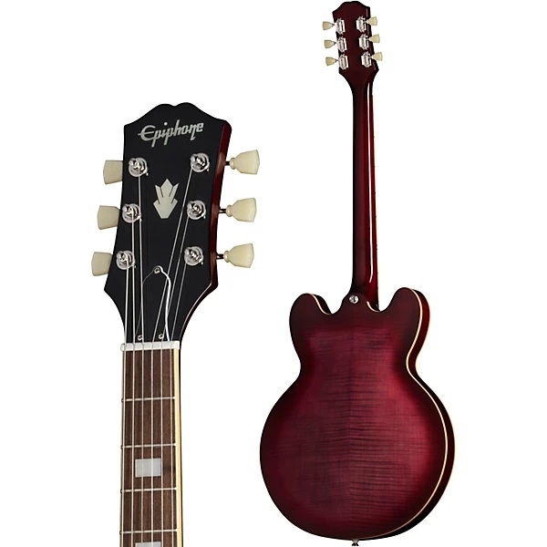 Epiphone ES-335 Figured Semi-hollowbody Elektro Gitar (Raspberry Burst) 2