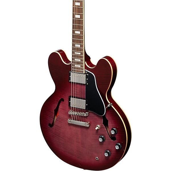 Epiphone ES-335 Figured Semi-hollowbody Elektro Gitar (Raspberry Burst) 5
