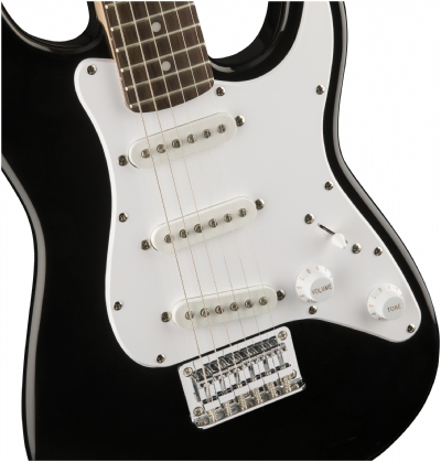 Squier Mini Stratocaster Laurel Klavye Black Elektro Gitar 3