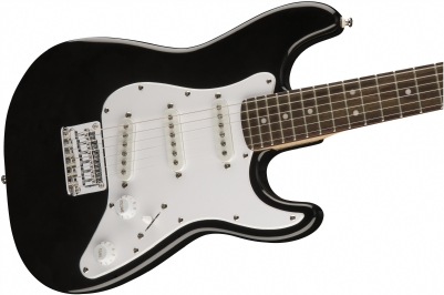 Squier Mini Stratocaster Laurel Klavye Black Elektro Gitar 4