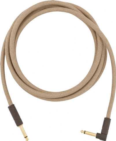 Fender Festival Düz/L Uçlu 3m Pure Hemp Natural Enstrüman Kablosu 2