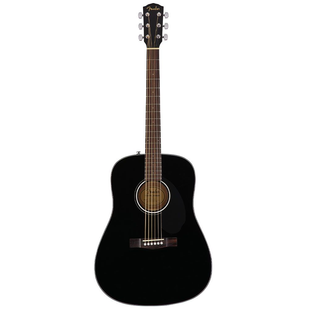 Fender CD-60S Dreadnought Black Akustik Gitar 2