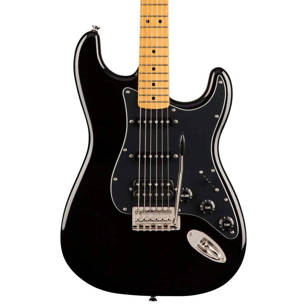 Squier Classic Vibe 70s Stratocaster HSS Akçaağaç Klavye Black Elektro Gitar 4