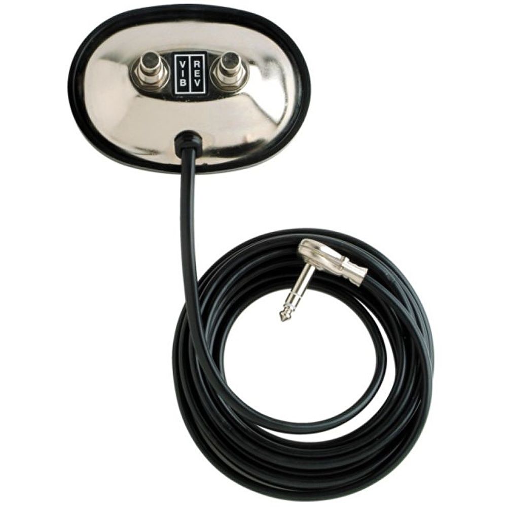 Fender 2-Düğme Vintage-Style Vibrato / Reverb On/Off 1/4 Jack Footswitch 2