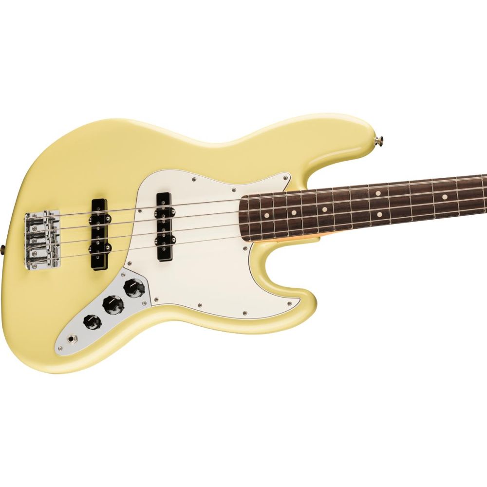 Fender Player II Jazz Bass Gülağacı Klavye Hialeah Yellow Bas Gitar 4