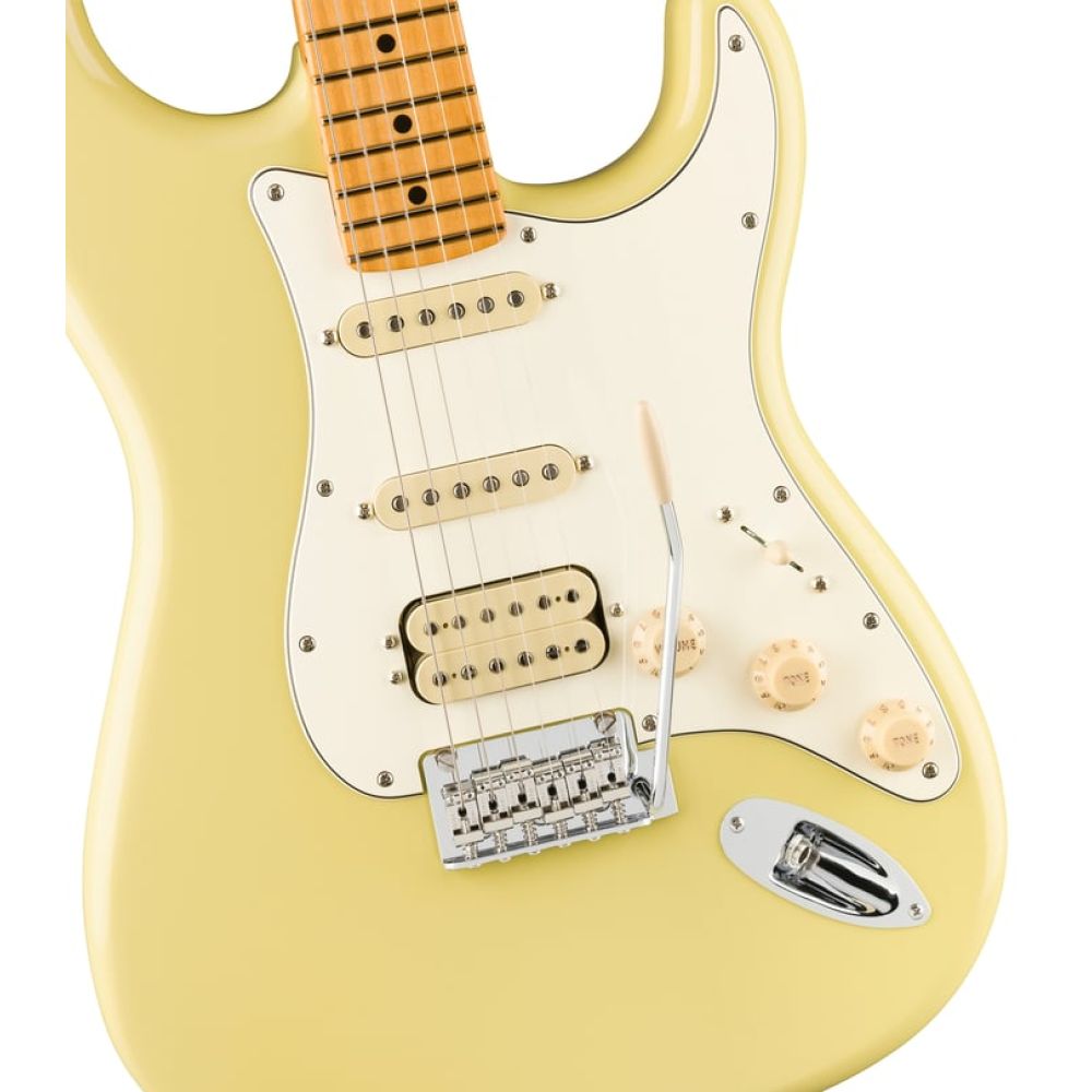 Fender Player II Stratocaster HSS Akçaağaç Klavye Hialeah Yellow Elektro Gitar 4