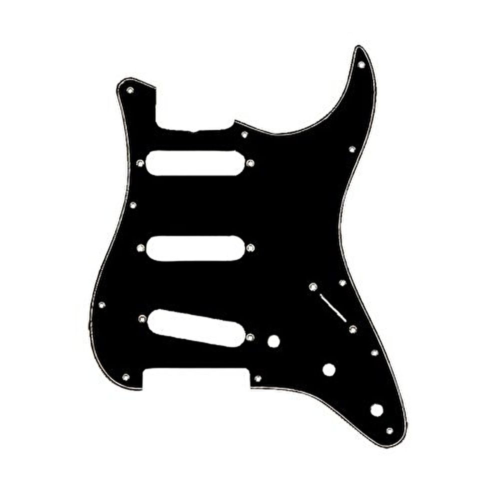 Fender Pickguard Stratocaster S/S/S 11-Hole Mount B/W/B 3-Ply Pickguard 2
