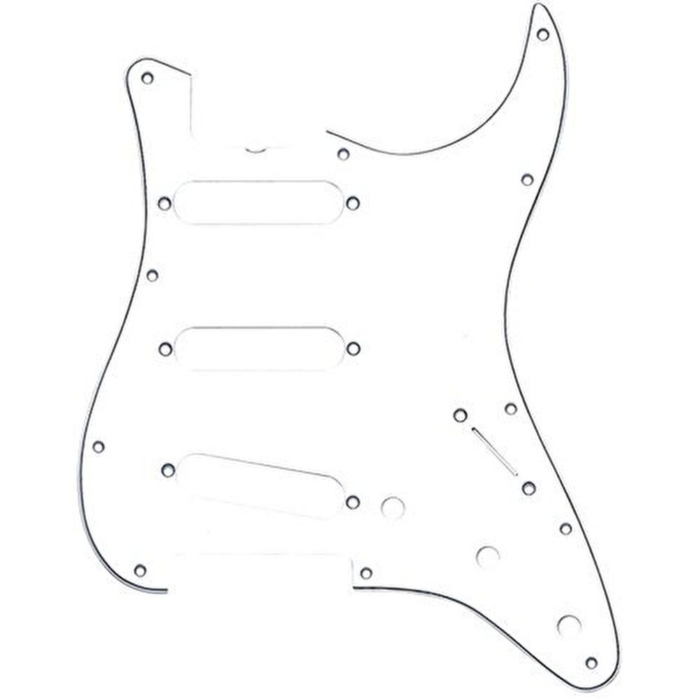 Fender Stratocaster S/S/S 11-Hole Vintage Mount with Truss Rod Notch White 3-Ply Pickguard 2