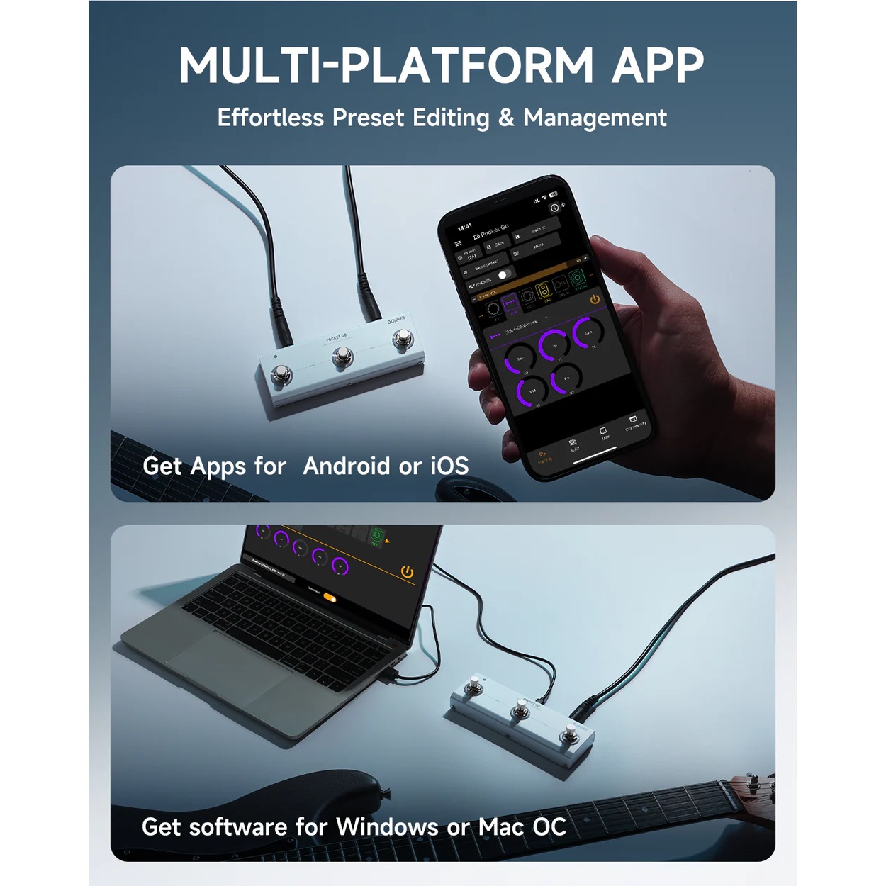 Donner Pocket Go Multi Efekt Pedalı 9