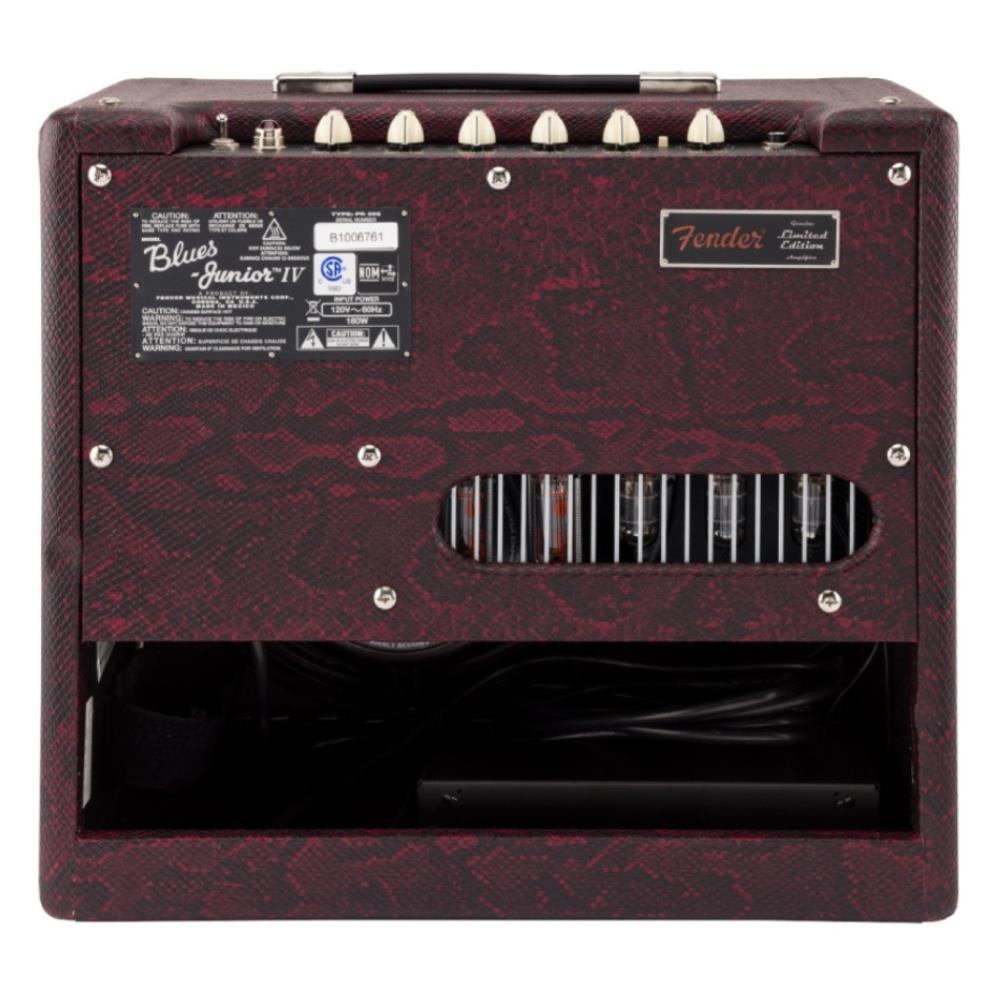 Fender Limited Edition Blues Junior IV Red Snakeskin Texas Heat Elektro Gitar Amfisi 3