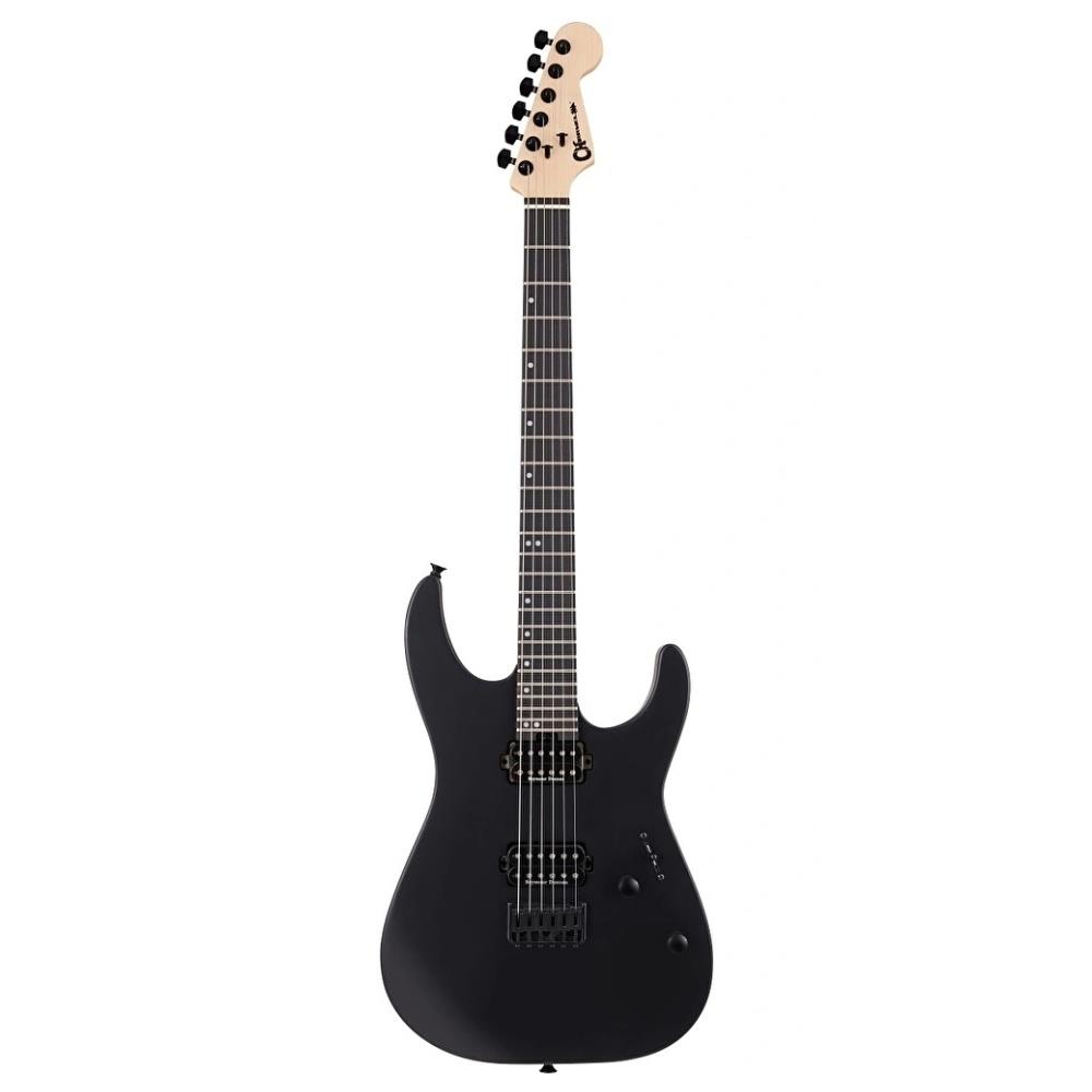 Charvel Pro-Mod DK24 HH HT E Abanoz Klavye Satin Black Elektro Gitar 1