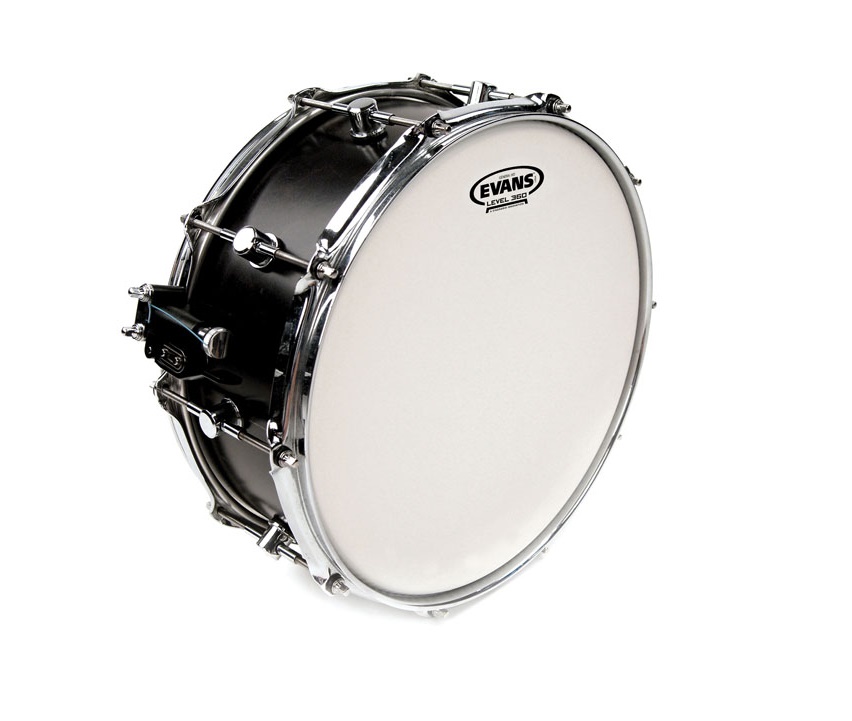 EVANS B13HD 13" DERİ GENERA TRAMPET KUMLU BEYAZ RİNGLİ ÇİFT KAT 2