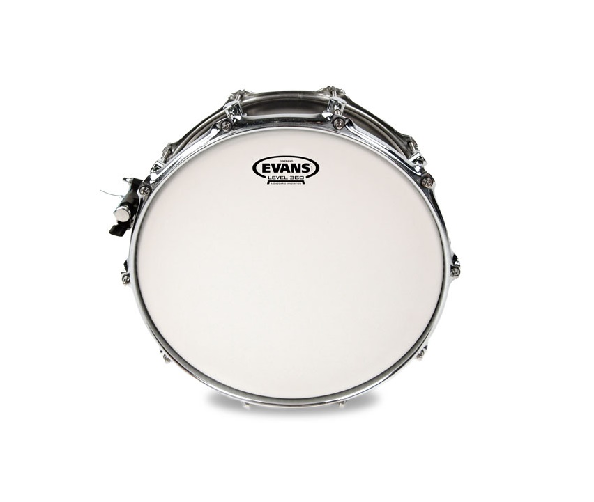 EVANS B13HD 13" DERİ GENERA TRAMPET KUMLU BEYAZ RİNGLİ ÇİFT KAT 3