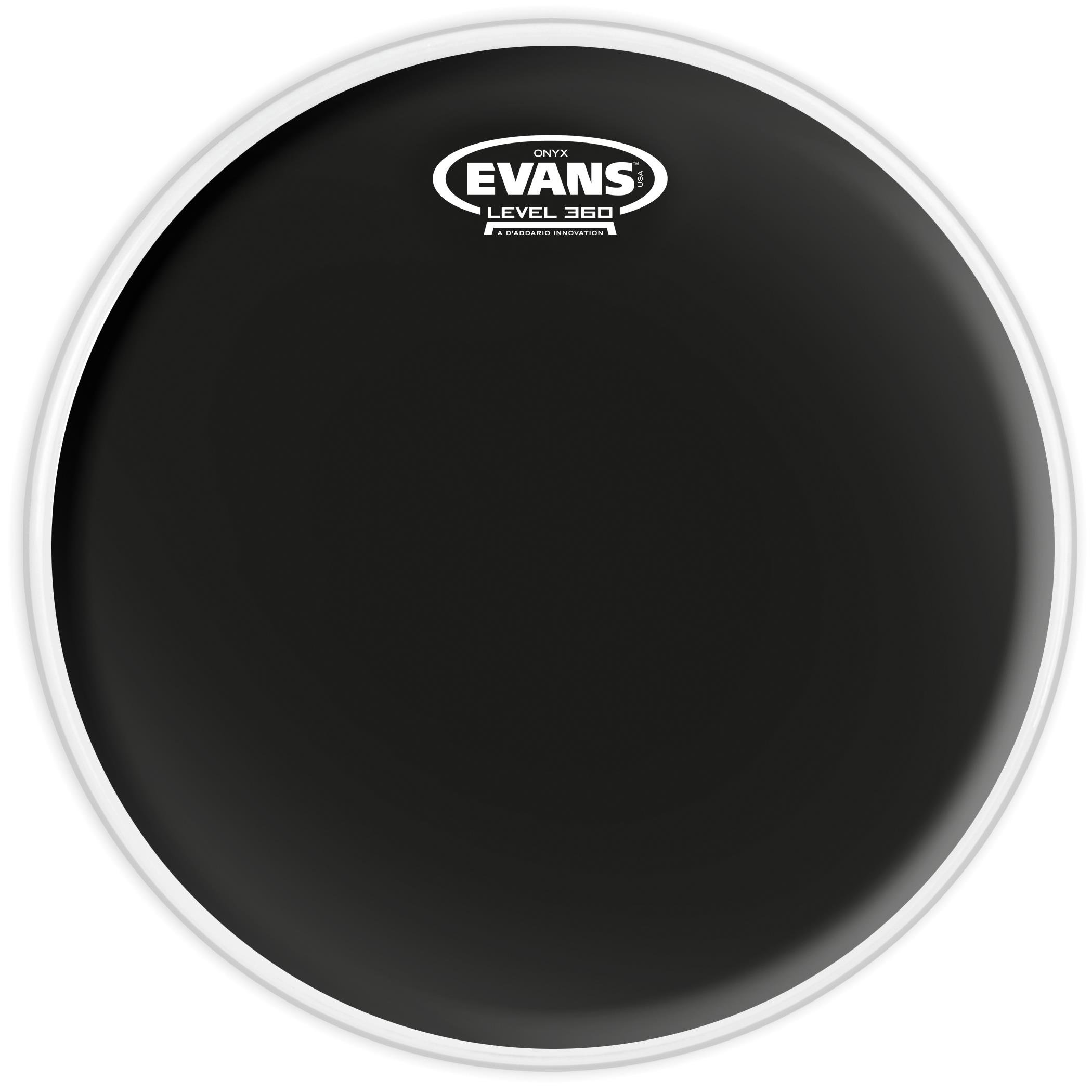 EVANS B13ONX2 13" DERİ TOM VE TRAMPET KUMLU SİYAH ÇİFT KAT 5