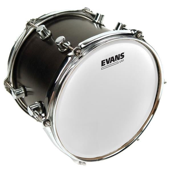 EVANS B13UV1 13" DERİ TOM VE TRAMPET KUMLU BEYAZ TEK KAT 4