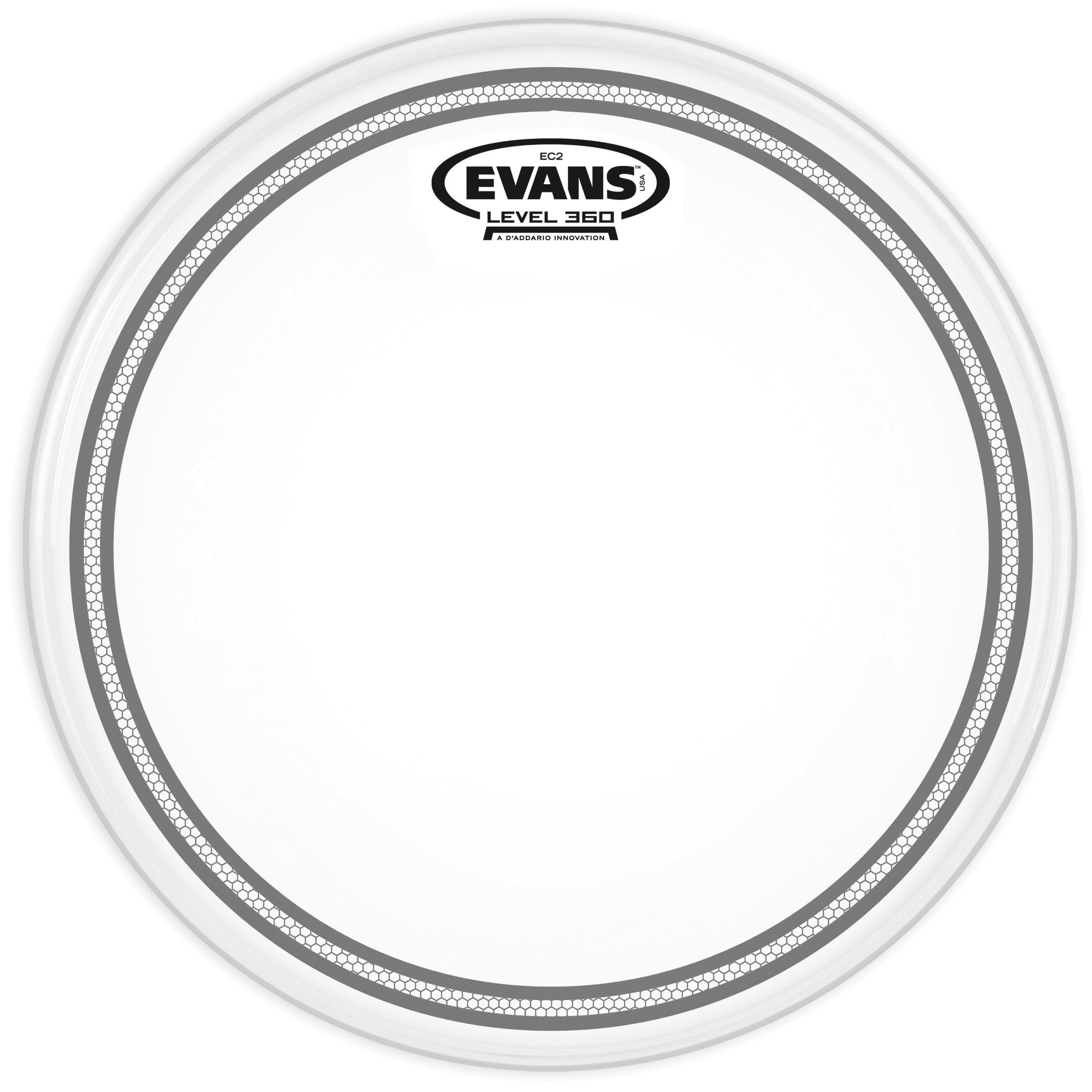 EVANS B14EC2S 14" DERİ TOM VE TRAMPET KUMLU FROSTED RİNGLİ 4