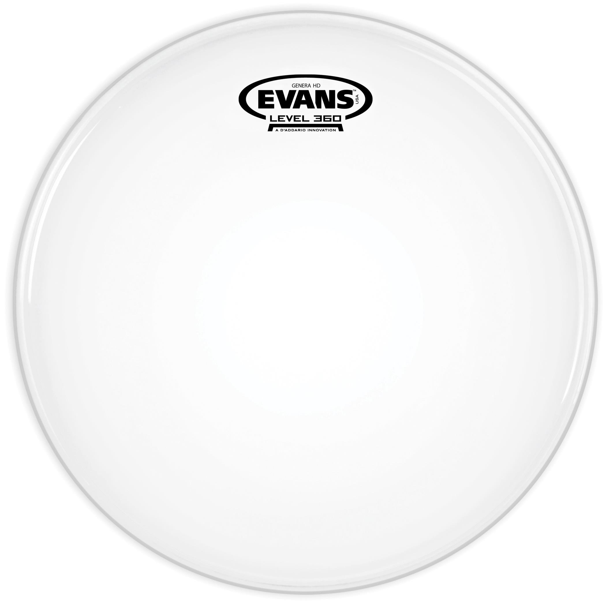 EVANS B14HD 14" DERİ GENERA TRAMPET KUMLU BEYAZ RİNGLİ ÇİFT 4