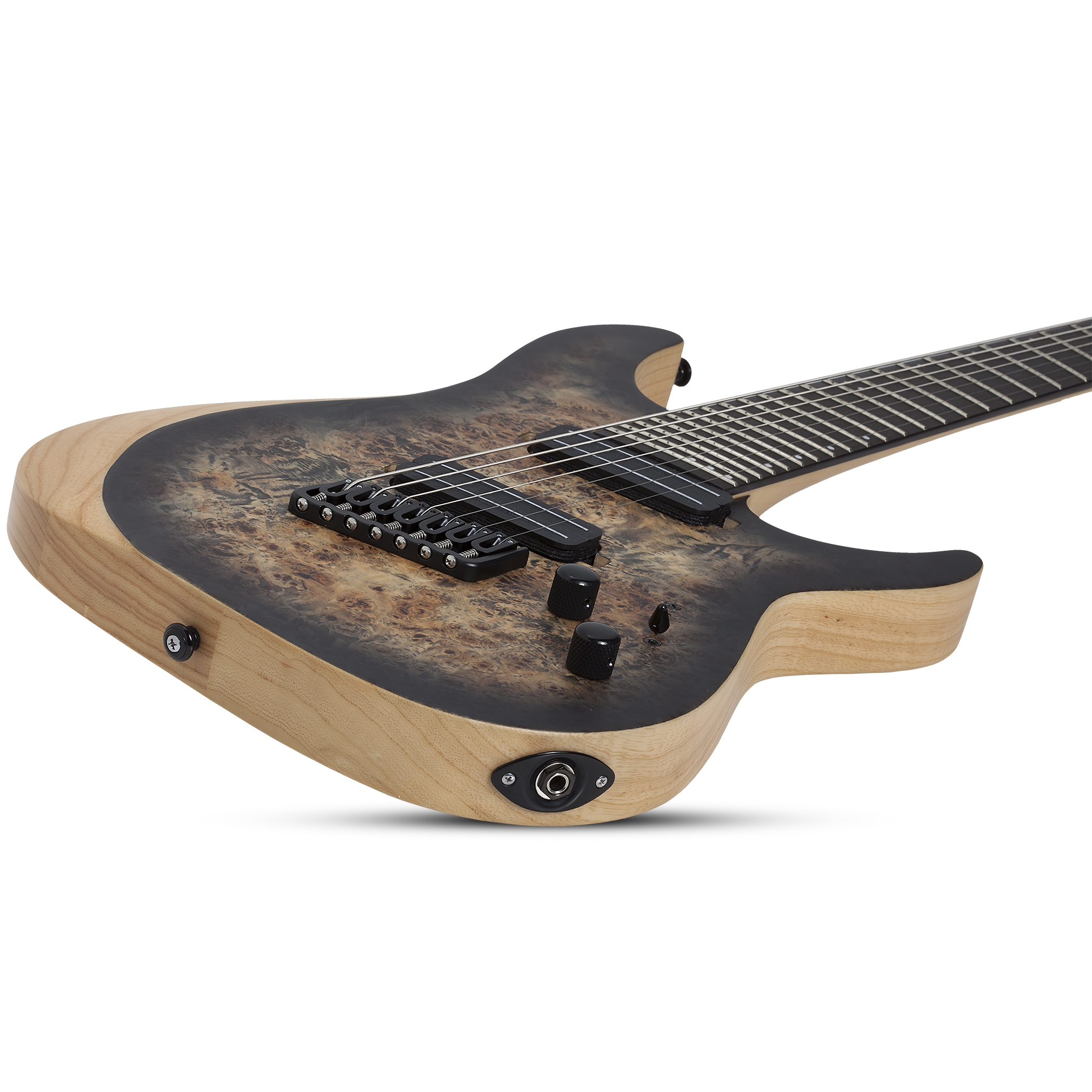 Schecter Reaper-7 Multiscale 7 Telli Elektro Gitar (Charcoalburst) 2