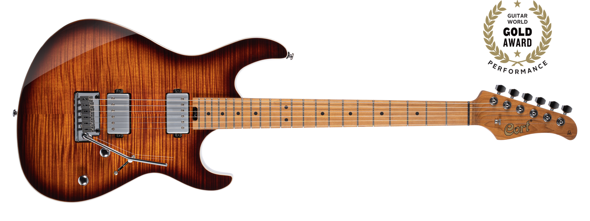 CORT G290FAT II AVB ELEKTRO GİTAR, ANTİK VIOLIN BURST 1