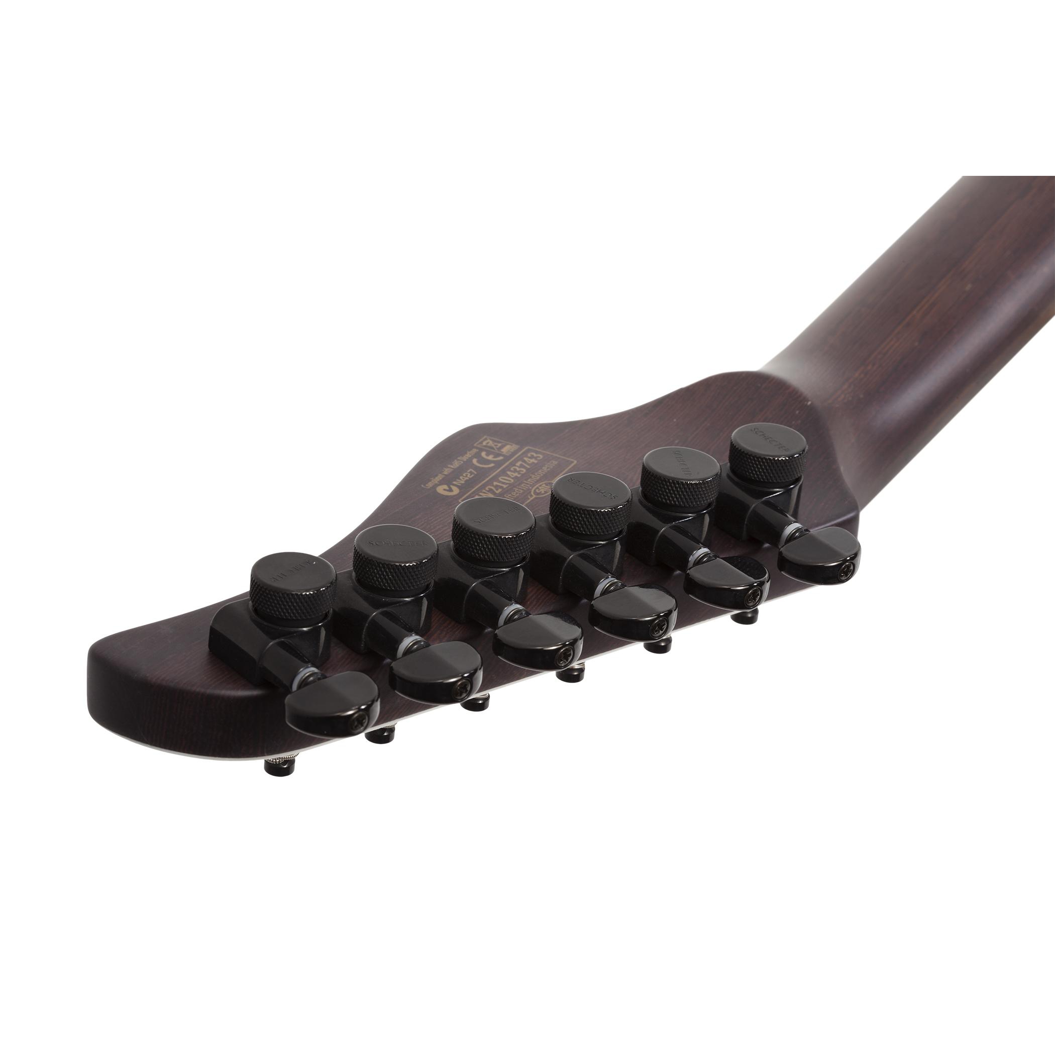 Schecter Reaper-6 Custom Elektro Gitar (Parlak Beyaz) 7