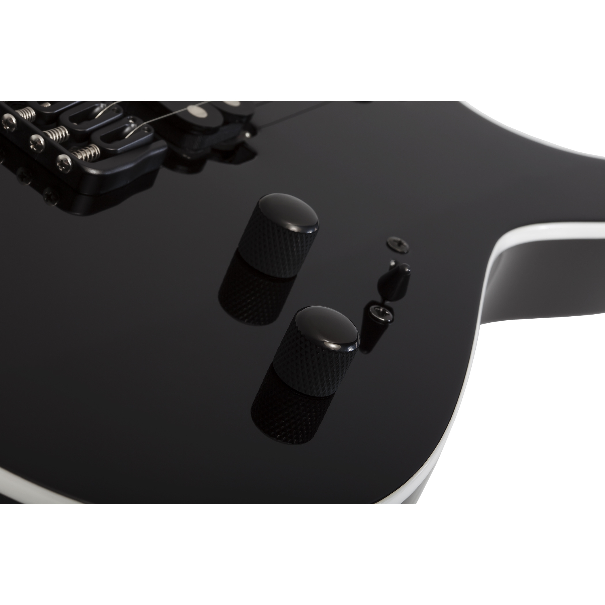 Schecter Reaper-6 Custom Elektro Gitar (Parlak Siyah) 5