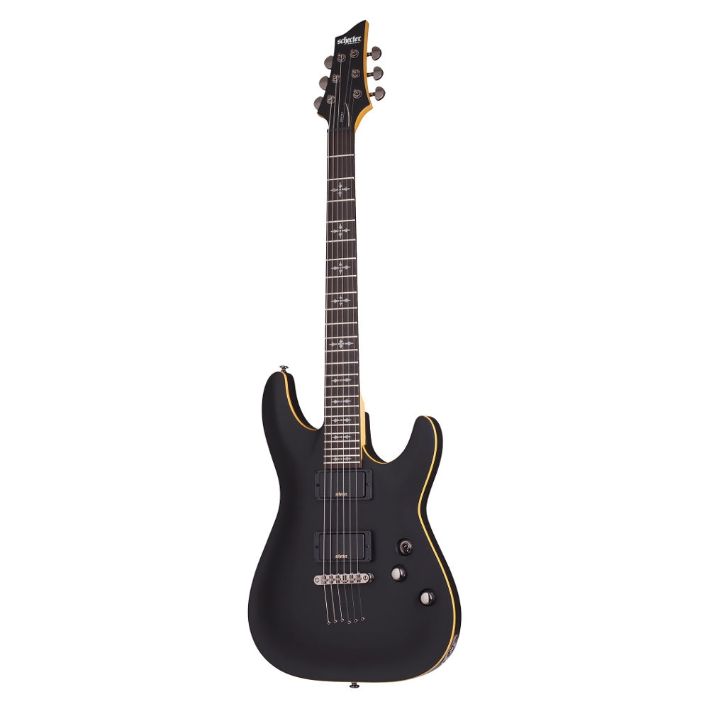 Schecter Demon-6 Elektro Gitar (Aged Black Satin) 1