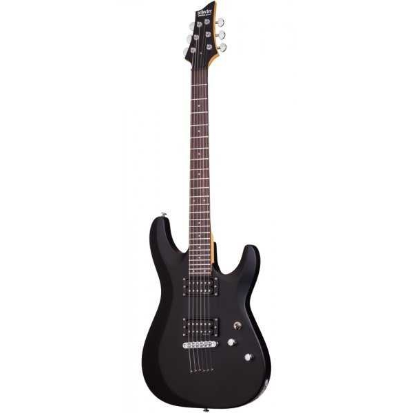 Schecter C-6 Deluxe Elektro Gitar (Satin Black) 1